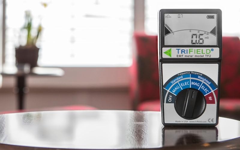 TriField EMF Meter Detects Radio, Magnetic & Electric Fields - For 5G, Cell Towers, WiFi, Bluetooth, Smart Meters